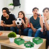 50 Pcs Soccer Paper Napkins,Soccer Paper Napkins Sports Theme Disposable Cocktail Dinner Tableware Napkins for Sports Party Decorations- 6.5 x 6.5 Inch