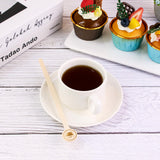 200Pcs Wooden Coffee Stirrers, 7 Inch Disposable Birch Wood Stir Sticks with Round Ends for Coffee, Cocktails, Milk and Tea