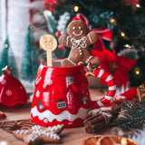 60Pcs Bamboo Coffee Stirrers, 6.9 Inch Biodegradable Christmas Drink Stirrers for Office, Lounge and Holiday Beverages