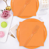 75Pcs Blue Paper Plates and Napkins Party Supplies Set with Gold Forks, Disposable Tableware for Birthday, Wedding and Christmas, Serves 25