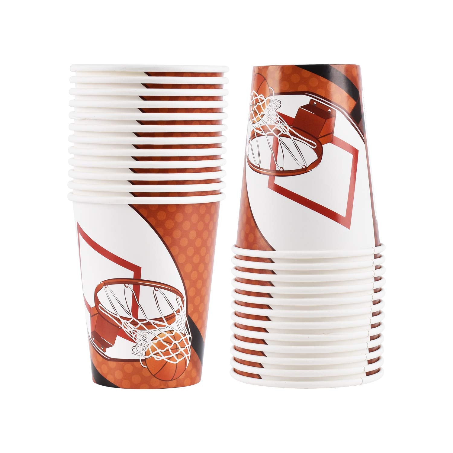 Gatherfun Basketball Party Supplies Paper Plates Napkins Cups Knives