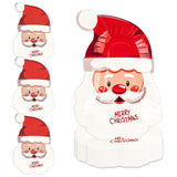 EVYIENEN 40 Pcs Santa Paper Plates and Napkins,Disposable Santa Claus Party Dinner Plates for Christmas Wedding Birthday Party Decorations,Serve 20