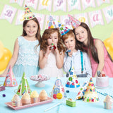 WERNNSAI 12 Pcs Birthday Party Hats - Happy Birthday Decorations Polka Dots Party