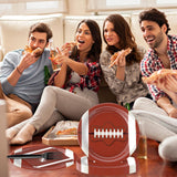 EVYIENEN 75PCS Football Paper Plates and Napkins Party Supplies,7 Inch Disposable Tableware Set Forks Sport Birthday Party Dinnerware for Kits Serve 25 Guests