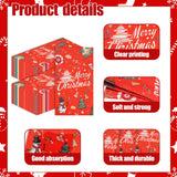 100 Pack Christmas Guest Napkins-Disposable Marry Christma Guest Hand Towel Bathroom Napkins for Winter Snowflakes Party Paper Cocktail Party Supplies