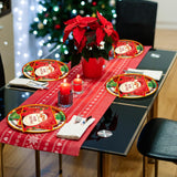 EVYIENEN 40pcs Christmas Paper Plates and Napkins Set, Christmas Party Supplies Disposable Holiday Santa Claus Tableware for Merry Xmas Winter Holiday Theme Party Decor,Serves 20