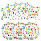 50Pcs Sunflower Paper Plates, 7 Inch Fall Dessert Plates for Picnic, Birthday and Thanksgiving