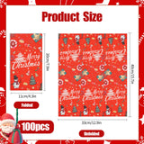 100 Pack Christmas Guest Napkins-Disposable Marry Christma Guest Hand Towel Bathroom Napkins for Winter Snowflakes Party Paper Cocktail Party Supplies