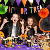 100PCS Halloween Cocktail Picks,4.7inch Halloween Toothpicks for Appetizers Natural Bamboo Cocktail Picks for Halloween Birthday Cake Party Decorations