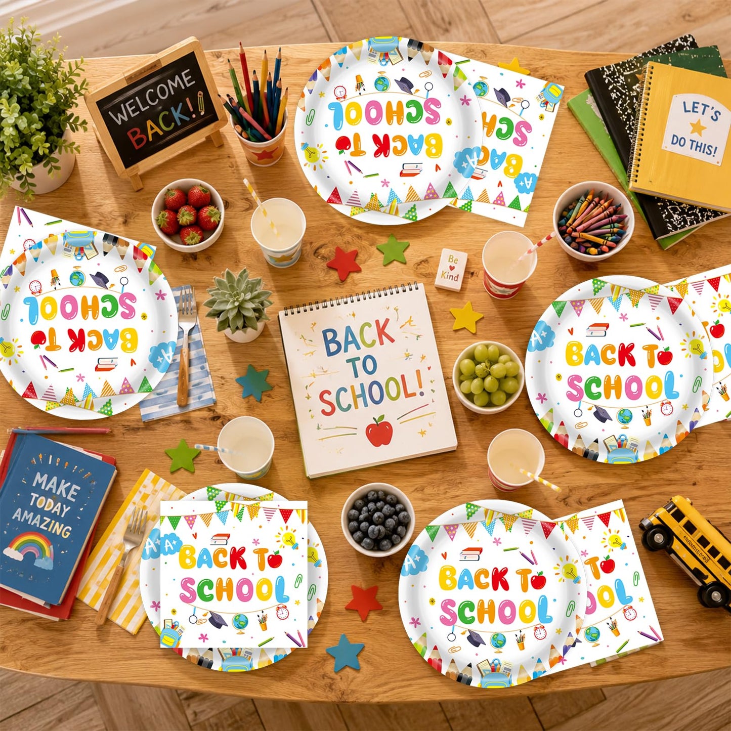 50Pcs Sunflower Paper Plates, 7 Inch Fall Dessert Plates for Picnic, Birthday and Thanksgiving