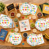 50Pcs Sunflower Paper Plates, 7 Inch Fall Dessert Plates for Picnic, Birthday and Thanksgiving