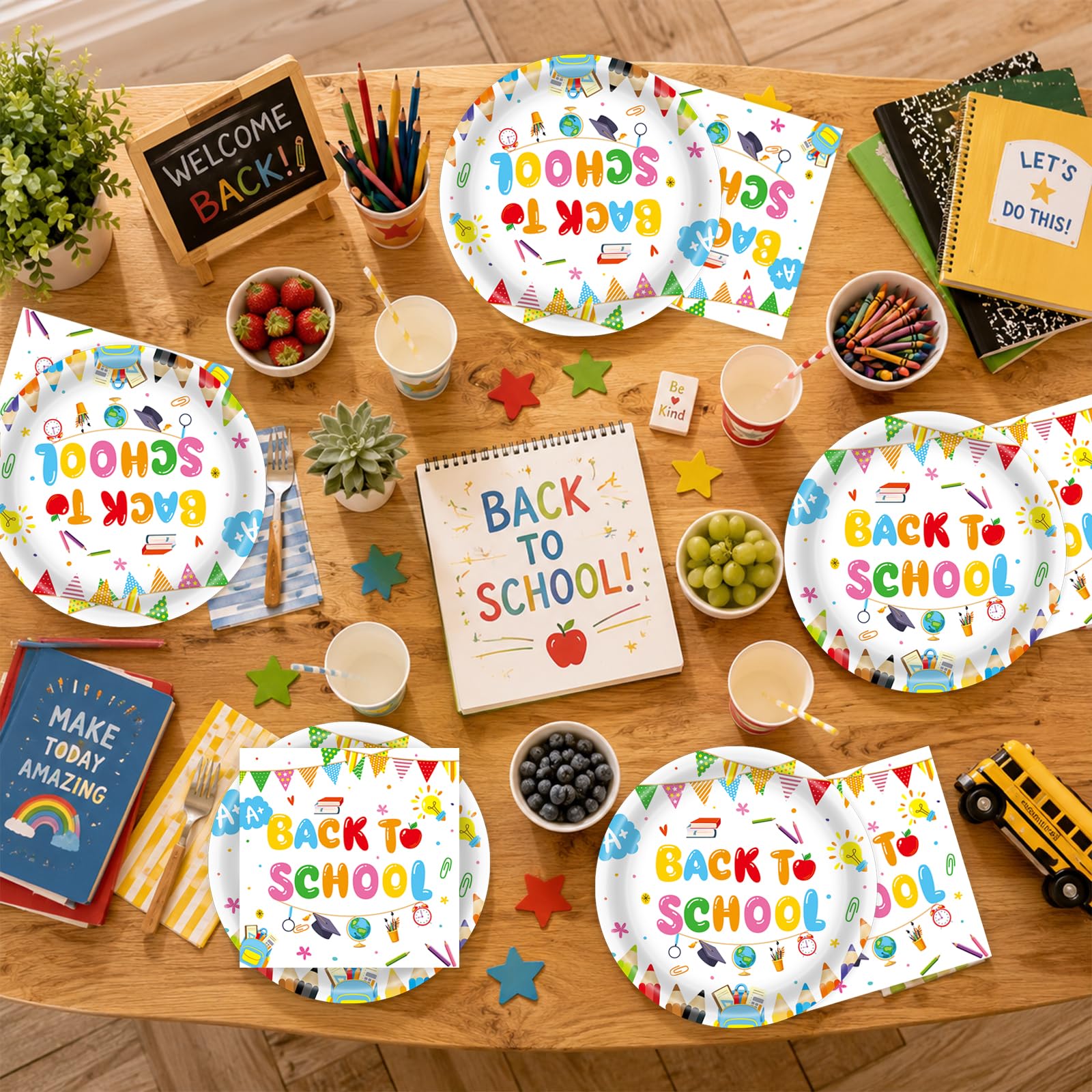 50Pcs Sunflower Paper Plates, 7 Inch Fall Dessert Plates for Picnic, Birthday and Thanksgiving
